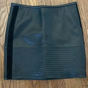 Sandro leather skirt